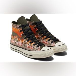 NEVER BEEN WORN Converse Chuck 70 High Top Christmas Holiday Sweater Sneaker